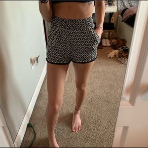 High Waisted floral shorts